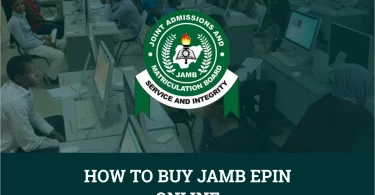 How To Buy JAMB ePIN Online