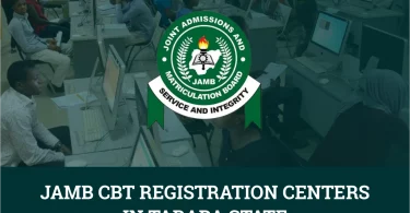 JAMB CBT Registration Centers in Taraba State