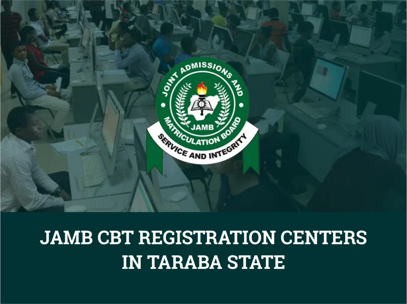 JAMB CBT Registration Centers in Taraba State