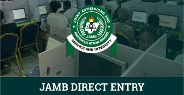 JAMB Direct Entry Form