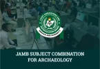 JAMB Subject Combination for Archaeology