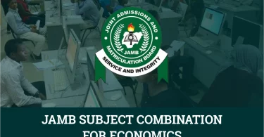 JAMB Subject Combination for Economics