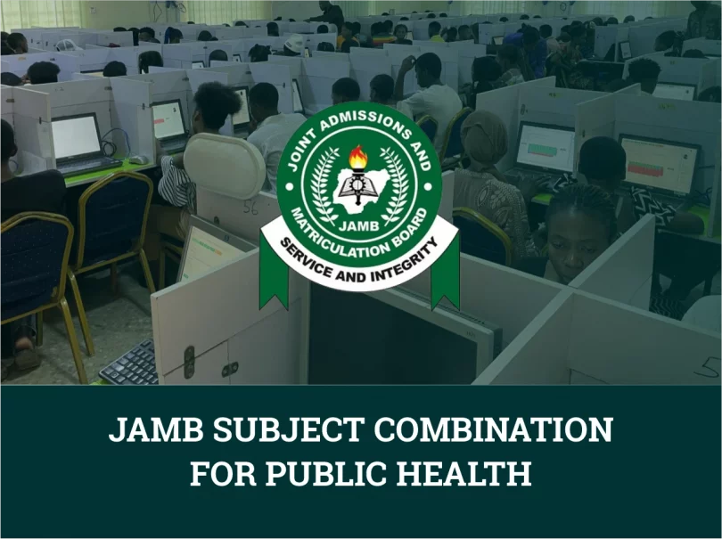 JAMB Subject Combination for Public Health