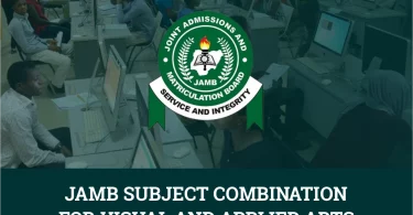 JAMB Subject Combination for Visual And Applied Arts
