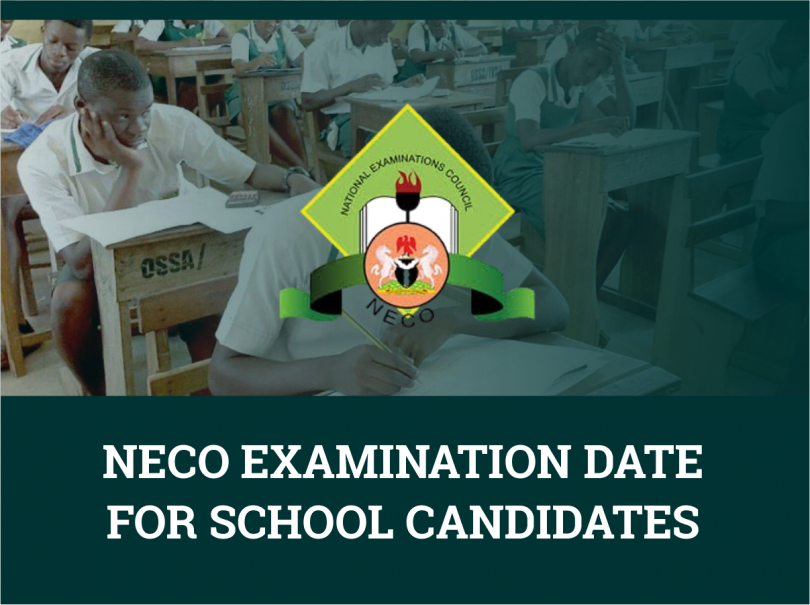 NECO Examination Date For School Candidates