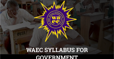 WAEC Syllabus For Government