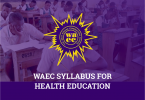 WAEC Syllabus for Health Education