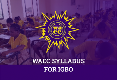 WAEC Syllabus For Igbo