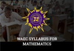 WAEC Syllabus For Mathematics