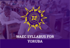 WAEC Syllabus for Yoruba