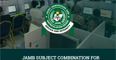 JAMB Subject Combination for Chemistry