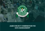 JAMB Subject Combination For Data Management