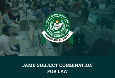 JAMB Subject Combination for Law