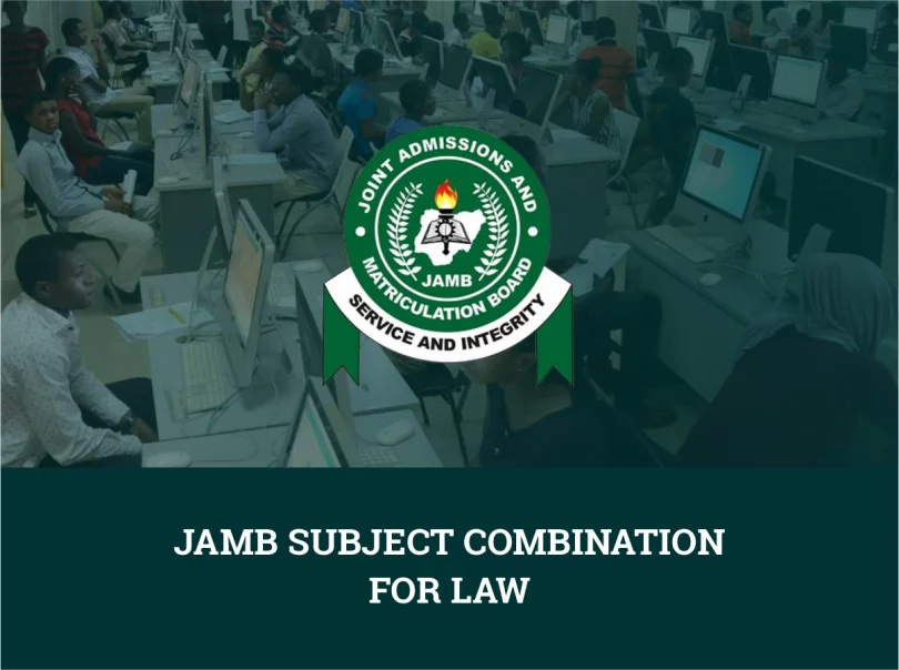 JAMB Subject Combination for Law