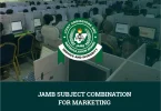 JAMB Subject Combination for Marketing