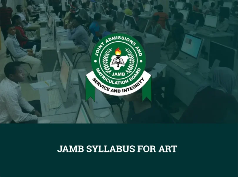 JAMB Syllabus For Art