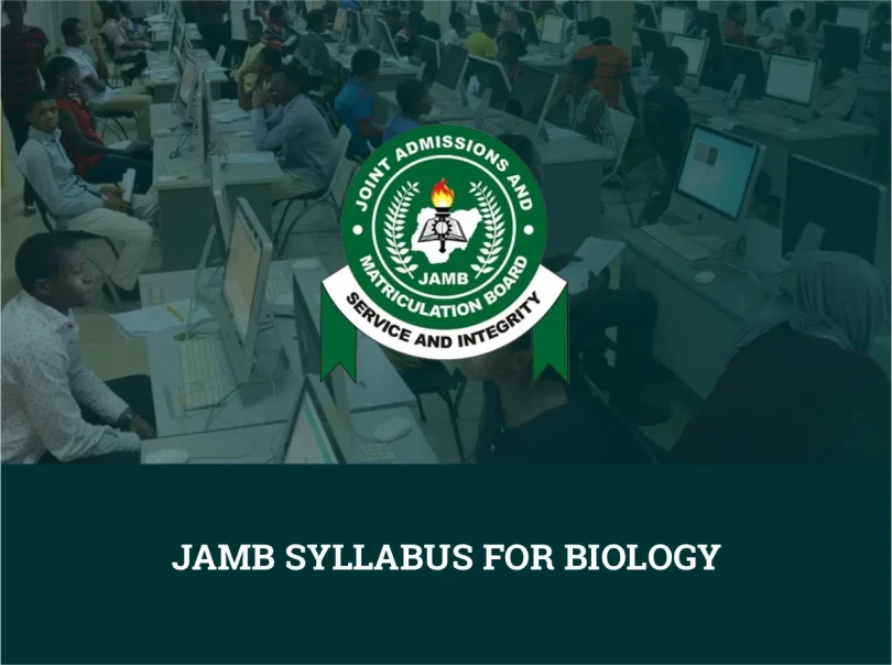 JAMB Syllabus For Biology