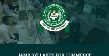 JAMB Syllabus for Commerce