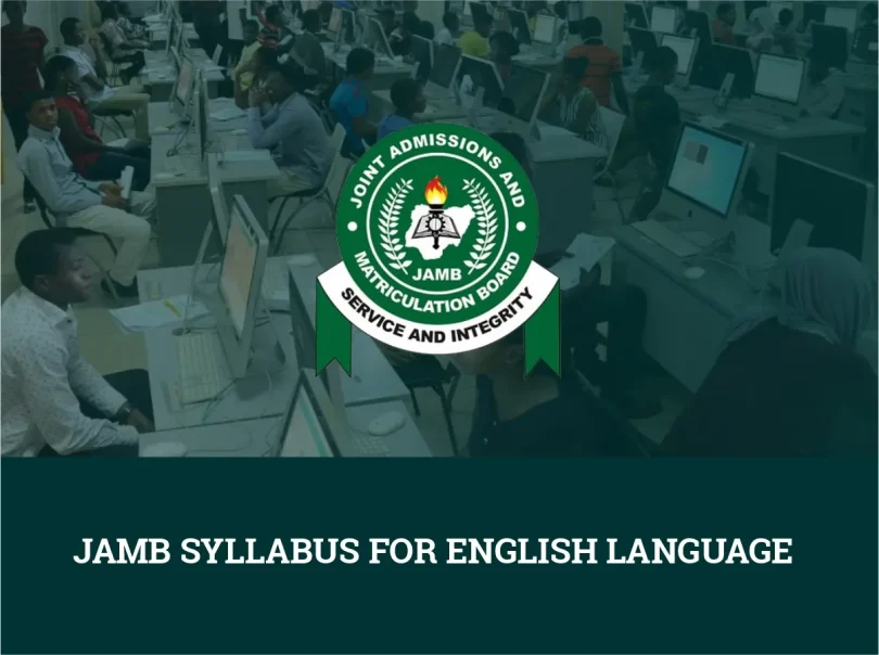 JAMB Syllabus for English Language