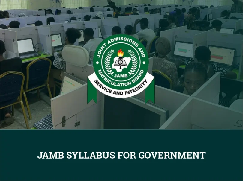 JAMB Syllabus For Government