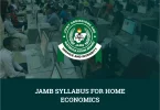 JAMB Syllabus For Home Economics
