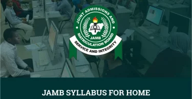 JAMB Syllabus For Home Economics
