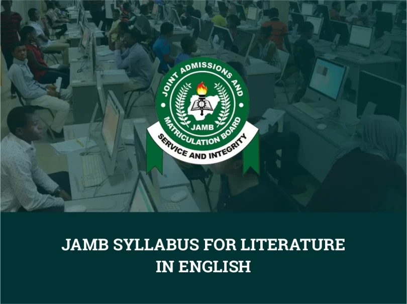 JAMB Syllabus For Literature in English