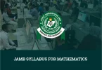 JAMB Syllabus For Mathematics