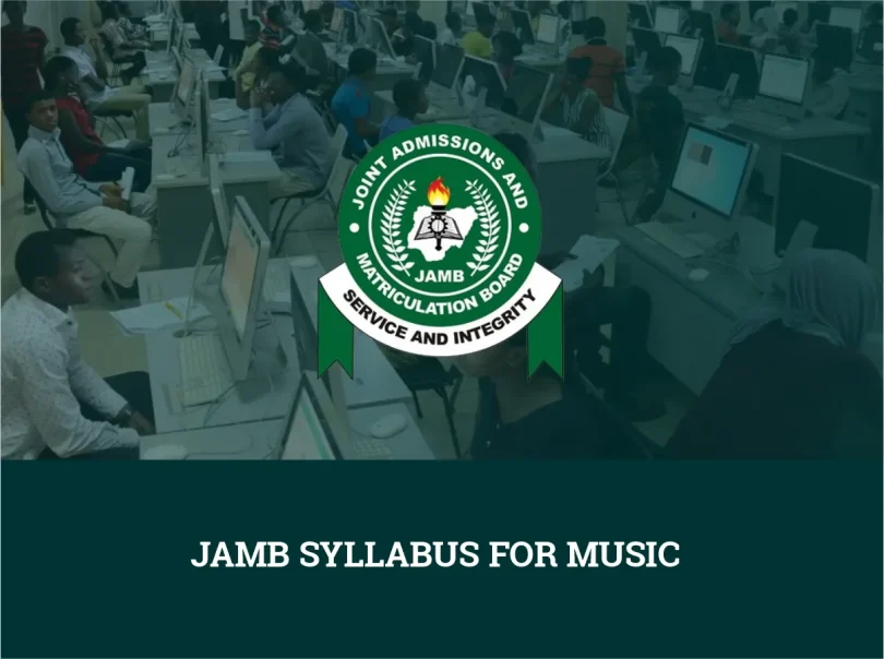 JAMB Syllabus for Music