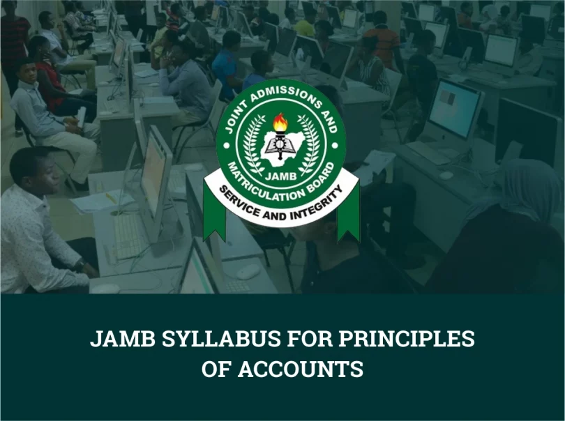 JAMB Syllabus for Principles of Accounts
