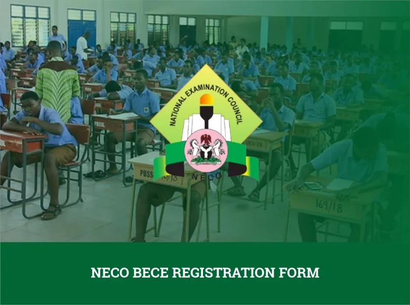 NECO BECE Registration Form