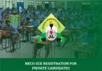 NECO GCE Registration For Private Candidates