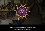 WAEC Syllabus for Christian Religious Studies