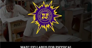 WAEC Syllabus for Physical Education