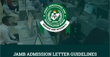 Print JAMB Admission Letter