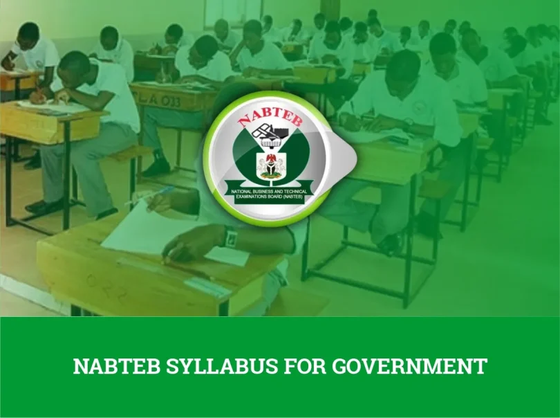 NABTEB Syllabus For Government