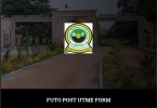 FUTO Post UTME Form