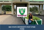 Imo State University Post UTME Form