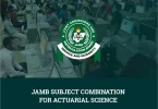JAMB Subject Combination For Actuarial Science