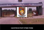 OAUSTECH Post UTME Form