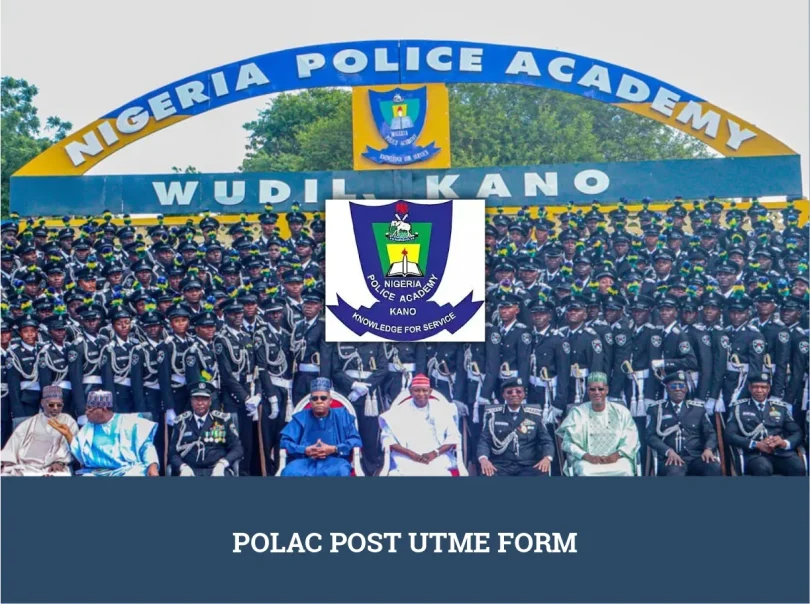 Nigeria Police Academy Post-UTME Form