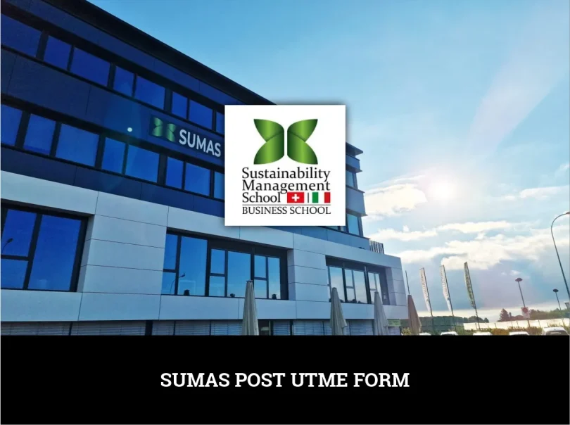 SUMAS Post-UTME Form