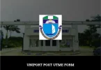 UNIPORT Post-UTME Form