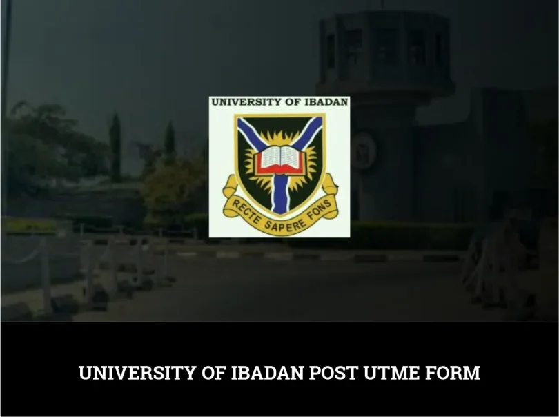 University of Ibadan Post-UTME Form